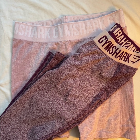 Gymshark Bundle Purple and Pink Leggings for Active Comfort - Picture 1 of 7